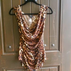 XOXO Cheetah Print Blouse